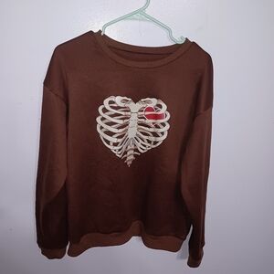 Shein- Men's Fleece Sweatshirt- M Sz Medium